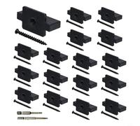 Para sujetadores compuestos ocultan 100 piezas con brocas de acero al manganeso, diseñadas para uso e instalación en exteriores