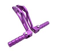 para Sur-Ron para Light Bee XS Bicicleta Eléctrica Cross Motocicleta CNC Reposapiés Trasero Pasajero Soporte Clavija Pedal Motocicletas Clavijas De Pie Pedales(Purple)