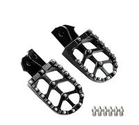 Para SurRon For Light For Bee XS Soportes de estribera de bicicleta eléctrica Aleación de aluminio con dientes de acero endurecido extraíbles Diseño ligero 15 x 15 x 5 cm Varios colores Qui (negro)