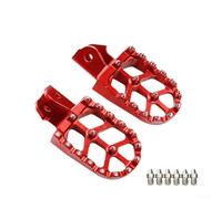 Para SurRon para luz para Bee XS bicicleta eléctrica estribera soportes de aleación de aluminio con dientes de acero endurecido extraíbles Diseño ligero 15 x 15 x 5 cm Varios colores Qui(rojo)