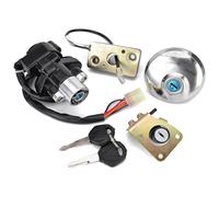 para Suz&uki GZ125 1998-2003 GZ250 1999-2011 Juego De Cerradura para Interruptor De Encendido Y Llave De Asiento De Tapa De Tanque De Gasolina Bloqueo De Encendido