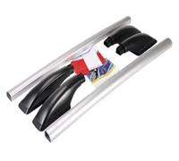 para Suz&uki para Celerio Hatchback 1.3*M Barra Portaequipajes Aleación Aluminio Estilo Adhesivo para Techo Coche Barras Portaequipajes(Silver+Black)