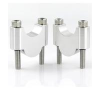 para Suz&uki para DRZ400 para DR-Z400E para DR-Z400S para DR-Z400SM 7/8 "22mm Elevadores De Manillar De Motocicleta Elevadores De Barra De Montaje Motocicleta Manillar Riser(Silver Riser 40mm)