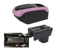 Para Suz&uki Para Swift 05-24 Detalles Interiores Reposabrazos Caja Almacenamiento Reposabrazos Piezas Caja Almacenamiento Caja Reposabrazos Caja Almacenamiento Reposabrazos(S1 Black-pink 6usb)