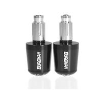 Para Suzuki AN200 AN250 AN400 AN650 Burgman AN 125 250 400 650 Accesorios De Motocicleta Manillar Empuñaduras Extremos De Barra Tapa(Black-Black)