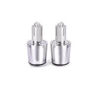 para Suzuki AN200 AN250 AN400 AN650 para Burgman AN 125 250 400 650 Motocicleta Puños Mano Tapón Extremo Barra Tapas Manillar Moto Extremo Manillar Motocicleta(Plata)