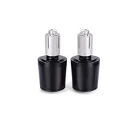 para Suzuki AN200 AN250 AN400 AN650 para Burgman AN 125 250 400 650 Motocicleta Puños Mano Tapón Extremo Barra Tapas Manillar Moto Extremo Manillar Motocicleta(Negro)