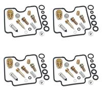 para Suzuki Bandit 1200 GSF1200 2001-2005 Juego De 4 Piezas Reparación Carburador Motocicleta con Diafragma Émbolo Goma Carburador Repuesto Moto(4 Sets a)