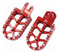 para Suzuki DR-Z 400 para DRZ400S para DRZ400SM para RMX250 para RM250 para RM250Z para RM125 Accesorios para Motocicletas Reposapiés Todoterreno Reposapiés Motocicleta(Rojo)