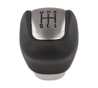 Para Suzuki For Grand For Vitara 2 Ii Mk2 Jt 2006-2015 Compatible Gear Shift Knob Leather Plus Plastic Shift Control Lever Handle Silver Black Design (negro)