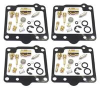 para Suzuki GS750L 1980-1981 Piezas De Repuesto Sistema Combustible Kit Reparación Carburador Motocicleta Junta Asiento Aguja Flotante Carburador Repuesto Moto(4 Sets a)