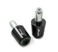 Para Suzuki GSF 250 600 600S 650 650S 650N 1200 1250 Bandit Motocicleta 7/8 "CNC Manillar Extremos Tapa Tapones Accesorios Piezas(Negro)