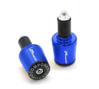 Para Suzuki GSF 250 600 600S 650 650S 650N 1200 1250 Bandit Motocicleta 7/8 "CNC Manillar Extremos Tapa Tapones Accesorios Piezas(Azul)