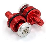 para Suzuki GSF400 GSF600 GSF650 SV650 S GSX400 para Impulse para Bandit Pernos De Horquilla Ajustables Tapa Horquilla Precarga CNC para Motocicleta (Color : Rojo)