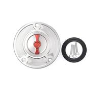 Para Suzuki GSR600 2006-2019 GSR750 2010-2019 GSR600 2007 2008 2009 2010 2011 2012 2013 2014 2015 2019 Tapa Tanque Combustible Gasolina(Sliver Red)