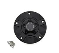 Para Suzuki GSX-R 1000 750 600 GSXR GSR 600GSXR600 GSXR750 GSXR1000 GSR600 Cubierta Tanque Combustible Gasolina Motocicleta Sin Llave(Negro)