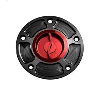 Para SUZUKI GSX S R 650F GSXR 750 1000 600 Para Hayabusa GSX1300R GSX250R Tapa De Depósito De Combustible De Liberación Rápida Para Motocicleta PYPFQUMQGR(Full Red-Type-S)