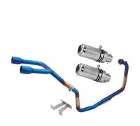 Para Suzuki GSX150R GSXR150 GSX-S150 GSX S150 Tubo Enlace Delantero Acero Inoxidable 50,8mm Para Escape Motocicleta(TYPE-J)