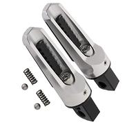 Para Suzuki GSXR GSR 600 750 1000 SV650 SFV650 GLADIUS B-KING INAZUMA, Estribos Traseros Para Motocicleta, Reposapiés, Reposapiés Decorar (Color : Silver)