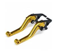 Para Suzuki GSXR GSX-R 600 750 1000 2005-2010-2020 Empuñadura De Freno Y Embrague Accesorios Moto Palancas Plegables Palanca de embrague de freno(amarillo)