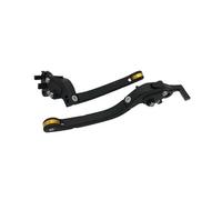Para Suzuki GSXR GSX-R 600 750 1000 K1 K2 K3 K4 K5 K6 K7 K8 K9 Accesorios De Embrague Freno Plegables Ajustables Palanca de embrague de freno(Oro)