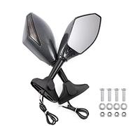 Para Suzuki GSXR1000 2001-2005 GSX1300R Hayabusa 1999-2012 Espejos Retrovisores De Motocicleta Con Indicadores De Señal De Giro Espejos Retrovisores Laterales(2)