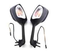 para Suzuki GSXR600/750 2006-2024 /GSXR1000 2005-2016 Espejos retrovisores Plegables y Luces de Intermitentes