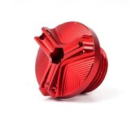 Para Suzuki GSXR600 GSXR750 GSXR1000 GSX-R 600 750 1000 GSX250R GSX1300R Tapa De Llenado De Aceite Cubierta De Tapón De Drenaje Del Motor (Color : Rojo)