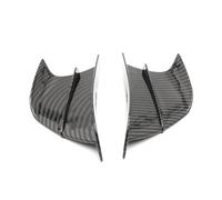 para Suzuki GSXR600 GSXR750 GSXR1000 para Hayabusa GSXS1000 RS Jog Joe Fairing Lateral Winglet Wing Deflector Accesorios Spoiler Alerón de Motocicleta(Fibra de carbón)