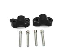 para Suzuki GSXS-1000 GSX-S1000F GSX-S1000GT 15-22 2023 GSXS1000 1000F 1000GT Soporte Manillar Elevador hasta 20mm Aumento Más Alto Elevador Manillar(Negro)