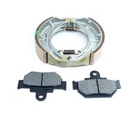 Para Suzuki Marauder GZ125 GZ250 1998-2010 Intruder VL125 VL250 LC250 2000-2007 Freno delantero Pastillas de freno trasero Conjunto de zapatos Pastillas de freno (Color : Whole Set)