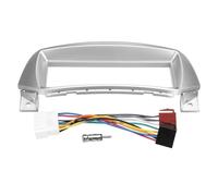 para Suzuki para Alto 2008-2013 Marco para Panel De Radio CD DVD Tablero De Audio Embellecedor con Adaptador KLAUER(Fascia with Cables)