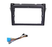 para Suzuki para Alto 2009-2014 2015 2016 2 DIN 9 Pulgada Coche Marco Fascia Adaptador Radio Salpicadero Panel Kit Marco de Radio(Enmarcar un cordón)