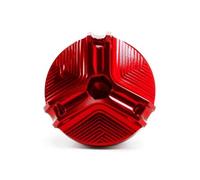 Para SUZUKI Para Bandit 400 600 650 1200 1250 1250S Para Bandit650 Tapa Aceite Motor De Motocicleta Perno Protección De Tapa De Llenado De Combustible (Color : Rojo)