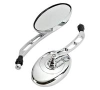 Para Suzuki Para Burgman 400 650 GS 250 300 500 550 1000 1100 10 Mm Motocicleta Ovalada Retrovisor Lateral Espejos retrovisor plegable moto