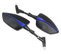 Para SUZUKI Para BURGMAN AN125 AN250 AN400 AN650 Para Burgman 400 650 125 200 Motocicleta Retrovisor Espejos Laterales retrovisor plegable moto(Blue)