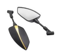 para Suzuki para Burgman para AN125 para AN250 para AN400 para AN650 Espejo Retrovisor De Motocicleta Ajustable Universal Retrovisores Moto(Yellow)