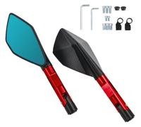 Para Suzuki Para CB650R CB 500 FX 600 Para Hornet CB1300 Motocicleta Retrovisor Espejos Laterales 8 Mm 10 Ala Espejo retrovisor plegable moto