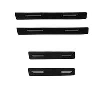 para Suzuki para Ciaz Protector Umbral Puerta Lateral Antiarañazos Fibra Carbono Adhesivo para Paragolpes Maletero Accesorios(4 Piezas de umbral de Puerta)