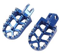 para Suzuki para DRZ400S DRZ400SM para DRZ 400S 400SM 400E DR-Z 400 Accesorios Reposapiés Estriberas Anchas para Todoterreno Pedales Antideslizantes Reposapiés Motocicleta(Azul)