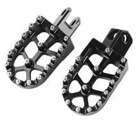 para Suzuki para DRZ400S DRZ400SM para DRZ 400S 400SM 400E DR-Z 400 Accesorios Reposapiés Estriberas Anchas para Todoterreno Pedales Antideslizantes Reposapiés Motocicleta(Negro)