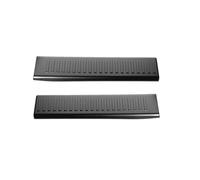 para Suzuki para Fronx WDB3S WEB3S 2025 2026 Parachoques Trasero Acero Protector De Umbral Puerta Cubierta Protectora Maletero Antiarañazos Protector Parachoques Tresero(Steel Black)