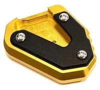 para Suzuki para GSX R 600 para GSX-R 750 para GSXR 1000 1000R K2 K3 Extensor Soporte Antideslizante Motocicleta Almohadilla Pie Pata Cabra Motocicleta Soporte Lateral Ampliadora(Oro)