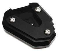 para Suzuki para GSX R 600 para GSX-R 750 para GSXR 1000 1000R K2 K3 Extensor Soporte Antideslizante Motocicleta Almohadilla Pie Pata Cabra Motocicleta Soporte Lateral Ampliadora(Negro)