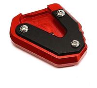 para Suzuki para GSX R 600 para GSX-R 750 para GSXR 1000 1000R K2 K3 Extensor Soporte Antideslizante Motocicleta Almohadilla Pie Pata Cabra Motocicleta Soporte Lateral Ampliadora(Rojo)
