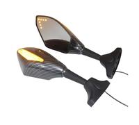 para Suzuki para GSX1100G 1991-1993 Espejos Retrovisores De Manillar De Motocicleta con Luces LED Indicadoras De Señales De Giro Retrovisores Moto