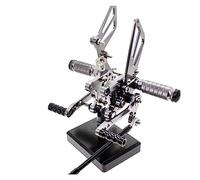 Para SUZUKI Para GSXR1000 Para GSXR 1000 2000-2004 Reposapiés Aluminio Ajustable Para Motocicleta Juego Trasero Reposapiés Reposapiés(5)