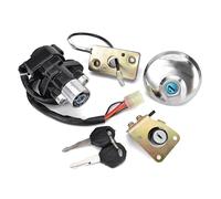 Para Suzuki Para GZ125 1998-2003 Para GZ250 1999-2011 Tapa Combustible Interruptor Encendido Llave Bloqueo Del Asiento Cilindro De CerraduraDel Interruptor De Encendido