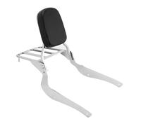 Para Suzuki Para Intruder Para Volusia VL800 2001-2011 Para Boulevard C50 2005-2011 Motocicleta Respaldo Cromado Sissy Bar Portaequipajes Almohadilla Respaldo trasero motocicleta