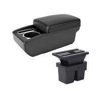 Para Suzuki Para Jimny JB74 2019-2024, Conjunto De Almacenamiento De La Caja Del Reposabrazos Central Del Automóvil Caja de Almacenamiento para Apoyabrazos(Black-A2)